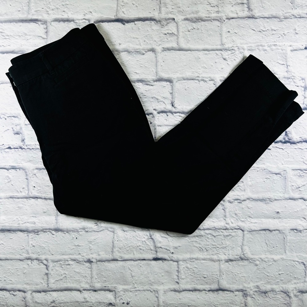 Talbots Factory Womens Curvy Fit Pants Black Trousers Size 10 Office Wear